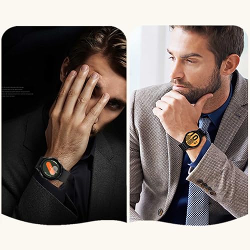 10 Pack No Gap Bands Compatible with Samsung Galaxy Watch 7 6 5 4 Band 40mm 44mm, Galaxy Watch 6 4 Classic 42mm 46mm 43mm 47mm 5 Pro 45mm, 20mm Soft Silicone Sport Strap Women Men