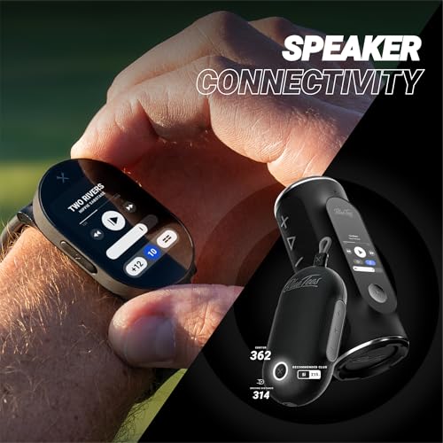Blue Tees Golf Playmaker+ GPS Golf Watch with AMOLED Touch Screen Display | 42,000+ Preloaded Courses, Advanced Shot Tracking & Dynamic GPS Distances, Real Time Weather & Course View, IP67 Waterproof