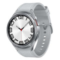 SAMSUNG Galaxy Watch 6 Classic 47mm LTE Smartwatch, Rotating Bezel, Fitness Tracker, Personalized HR Zones, Advanced Sleep Coaching, Heart Monitor, BIA Sensor for Health Insights, US, Silver (Renewed)