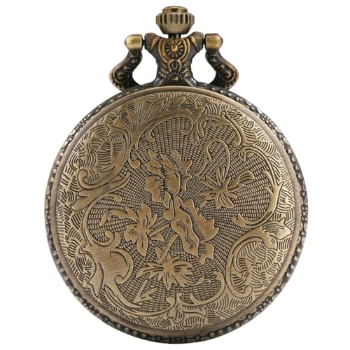 Fogitbok Vintage Pocket Watch with Chain for Men Necklace Watches for Women