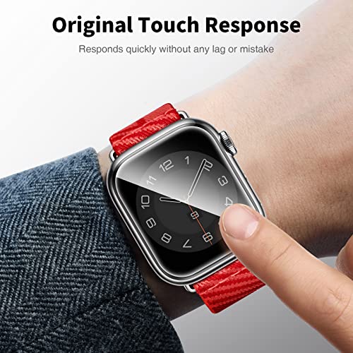LK 6 Pack for Apple Watch Screen Protector 45mm Series 9 8 7 [New Version] Anti-Scratch, Self-Healing Soft TPU Screen Protector for Apple Watch 45mm, Bubble Free, HD Transparent, Touch Sensitive