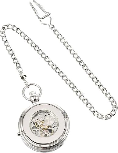 Charles Hubert 3850 Mechanical Picture Frame Pocket Watch