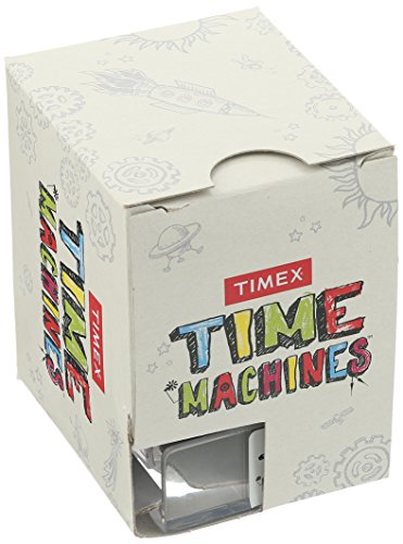 Timex Girls TW7C25500 Time Machines Pink/Rainbows & Unicorns Elastic Fabric Strap Watch