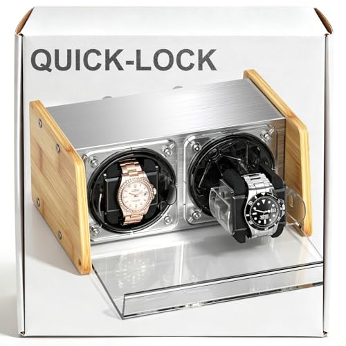 Watch Winder Smith Bamboo Automatic Watch Winder 2 for Luxury Watches Box