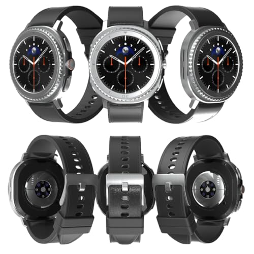 Samsung Galaxy Watch 8 Classic | 46mm, Rotating Bezel | AI Smartwatch w/ 1.34" AMOLED, Wi-Fi, Bluetooth, GPS Fitness Tracker, IP68 | International Latin Model (No Warranty) L500 | w/Charger Cube,