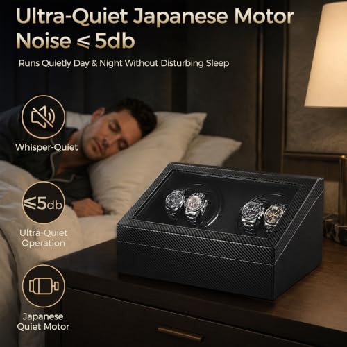 YUNSCEND Watch Winder for Automatic Watches, Automatic Watch Winder