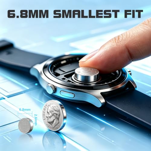 SR626SW Watch Batteries 377 376 LR626 Battery AG4 1.5v Alkaline Coin Cells (10 Count (Pack of 1))