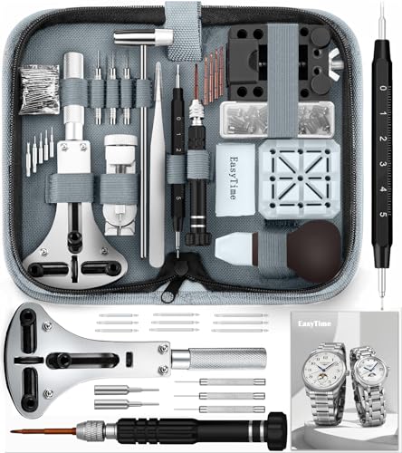 EasyTime Watch Repair Tool Kit: Link Back Pin Removal & Battery Replacement