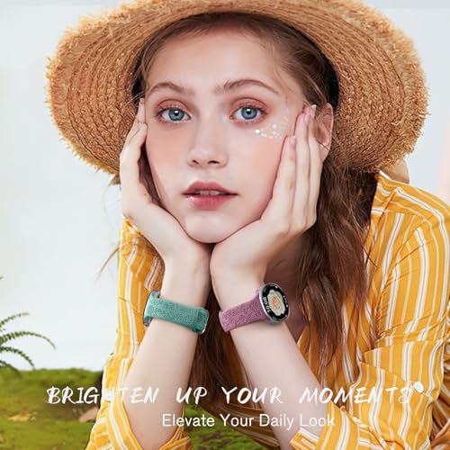 SNBLK Floral Engraved Bands Compatible with Galaxy Watch 8 Band 40mm 44mm/Galaxy Watch 8 Classic Band 46mm, 6 Pack Cute Flower Soft Silicone Sport Replacement Strap for Samsung Watch 8 Bands Women Men