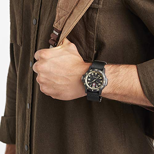 Luminox – Leatherback SEA Turtle Giant Men’s Watch 44 mm, 0320/0330 Series, Military Watch, Swiss Quartz Watch, 100 m Water Resistant, Self-Illuminating, Black, 44 mm, Ribbon