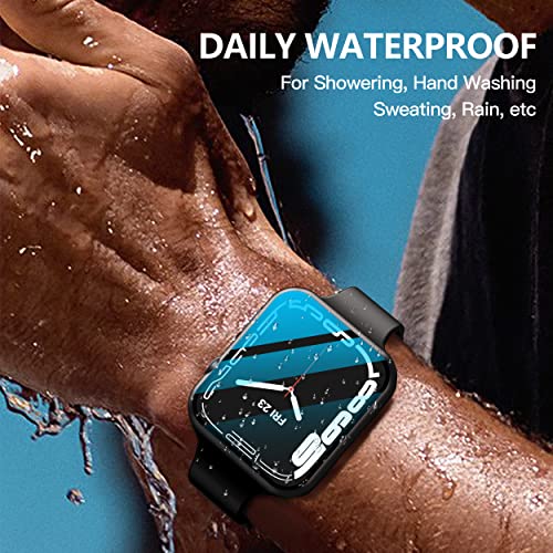 Misxi 2-Pack Waterproof Case for 45mm Apple Watch Series 9/8/7