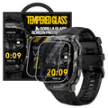CARBINOX Tempered Glass Screen Protector Compatible for Vortex Smart Watch - High Transparency, Anti Scratch, High Sensitivity, Bubble Free (2 Pack) Vortex