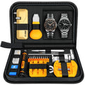 JOREST Watch Repair Tool Kit, Battery Replacement & Strap Adjustment, Wrench Opening Back Cover, Case Opener, Link Remover, Bracelet Resizing, Band Pin Removal, Screwdriver, Spring Bar