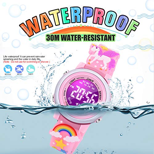 VAPCUFF Gifts for Girls, Watches for Kids Ages 3-10 - Unicorn Pink