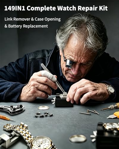 EasyTime Watch Repair Kit 149IN1: Watch Link Removal & Battery Replacement
