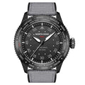 NORTH EDGE Men's Solar Pilot Watch – Quartz Movement, Lightweight, Mineral Glass, Water-Resistant, Eco-Friendly Casual Watch, Model: MACH