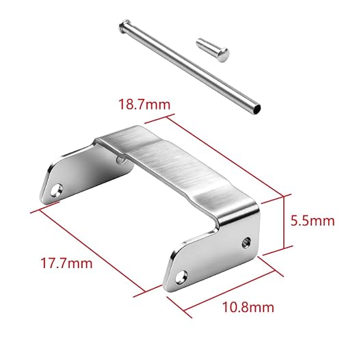 HiCycle2 Flip Lock 93150 Replacement For Rolex 93153 93250 78360 78790 Submariner Gmt Oyster Watch Band (Silver matte)