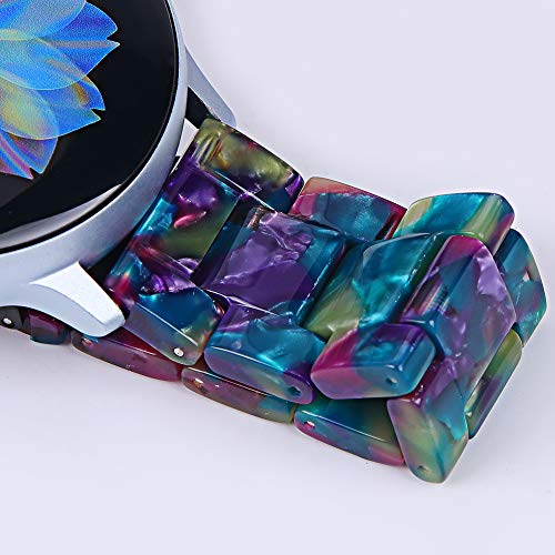 JOYOZY Resin Bands Compatible with Samsung Galaxy Watch 7/6/5/4/FE 40mm 44mm/Watch 6/4 Classic 43mm 47mm 42mm 46mm/Watch 5 45mm/Active2 40mm 44mm/Active 40mm Bands,20mm Quick Release Fashion Bracelet