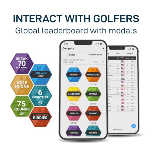 Shot Scope V5 (Black) Golf GPS Watch PlayBetter Bundle