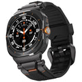 ULTIMAL Watch Band for Samsung Galaxy Watch Ultra 47mm (2025/2024) Compatible with Samsung Watch Strap Bands for Men Sport Bands for Watch Rugged Premium TPU & Metal (Black+Black)