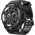 BASUMIU Military Dive Tactical Digital Man Watches for Men Nice Luxury Waterproof Diver Mens Watches Work Black Sports (C-Black)