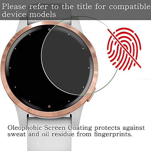 [3 Pack] Puccy Tempered Glass Screen Protector Compatible with Citizen Blue Angels World Chronograph A-T AT8020-54L Film Protectors Anti Scratch Bubble Free for Smartwatch