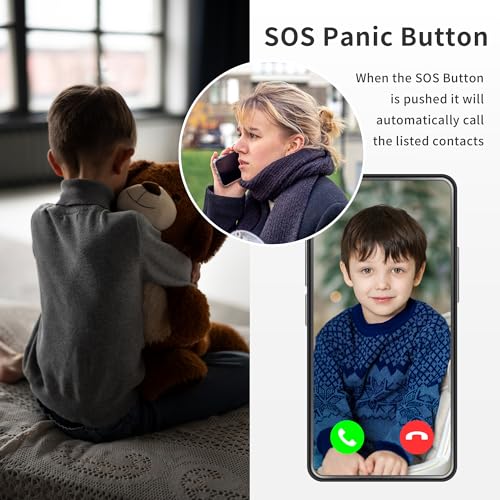 AIWIEP 4G Kids Smart Watch Boys with GPS Tracker Phone/Video Call Alarm SOS Camera Pedometer Stopwatch Caculator Flashlight GPS Watch for Kids Age 5-12