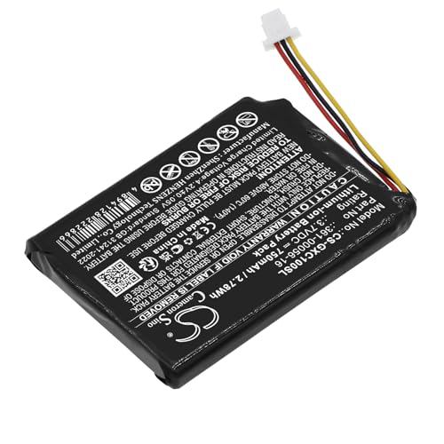 750mAh / 2.78Wh Replacement Battery for Garmin 0100261810, Xero C1 PRO Chronograph, 361-00056-16