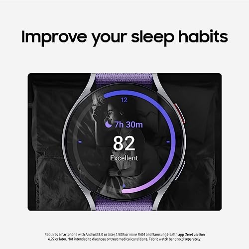 SAMSUNG Galaxy Watch 6 40mm Bluetooth Smartwatch w/ Fitness Tracker, Personalized HR Zones, Advanced Sleep Coaching, Heart Monitor, BIA Sensor, US Version, Gold (Renewed)