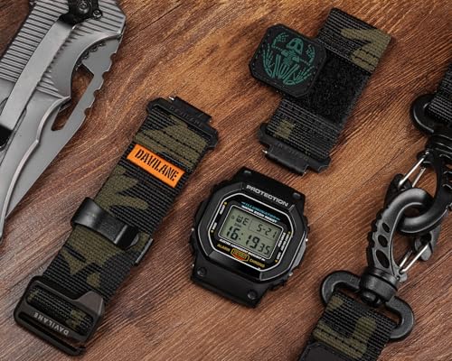 DAVILANE 16MM Watch Band Compatible with G-Shock DW-5600/6900/8900,GW-M5610