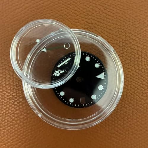 28.5mm NH34 Dial GMT Hands Set, BGW9 Blue Lume Movement Mod Parts