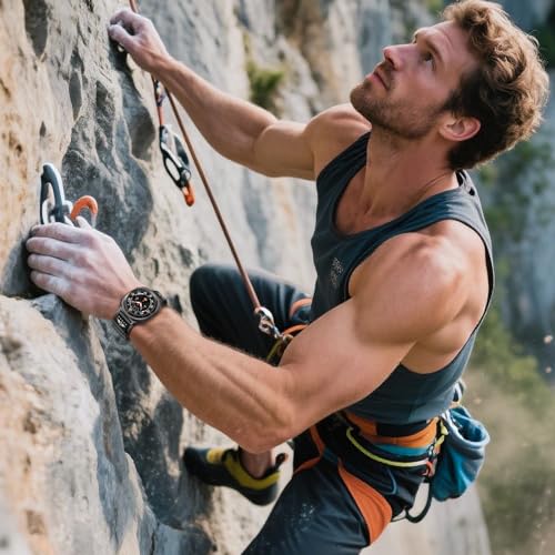 Rugged Nylon Band for Galaxy Watch Ultra Bands 47mm (2025/2024) for Men Women,One Click No Gap Fabric Woven Wristbands Adjustable Sport Strap for Samsung Galaxy Watch Ultra Band 47 mm for Man,L