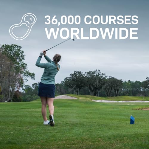 Shot Scope V5 GPS Watch, Shot Tracking, 36k+ Preloaded Courses, Full Course Maps, No Subscription (Black)