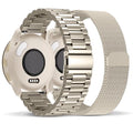 Compatible with Garmin Vivoactive 5 Watch Band/Vivoactive 6/3, 20mm Stainless Steel 2 Pack Metal and Mesh Bracelet Strap Wristband for Forerunner 165/55/245/570-42mm/Venu/Venu Sq Women Men Accessory