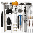 MARVLLGGOSO Professional Watch Repair Kit with Watch Battery Replacement Tools, Watch Link Removal Kit, Including Spring Bars Tool with Scale, 5-in-1 Precision Screwdriver, Adjustable Back Case Opener,Pry Tool, Spring Bar,Tweezer