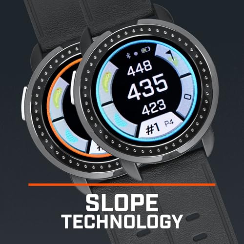 Bushnell Golf iON Elite GPS Watch – Color Touchscreen, Slope‑Adjusted Yardages, 38,000+ Courses, Shot Tracker, USB‑C, Magnetic Charger – Black