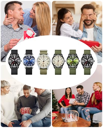 CIVO Military Watch for Men Waterproof: Analog Mens Watches Classic Design - Field Tactical Quartz Wrist Watch