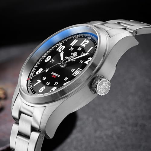 ADDIEDIVE 39 MM Mens Automatic Watches 8215 Movement Waterproof 200M BGW9 Luminous Analog Stainless Steel Field Watch