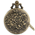Fogitbok Vintage Pocket Watch with Chain for Men Necklace Watches for Women
