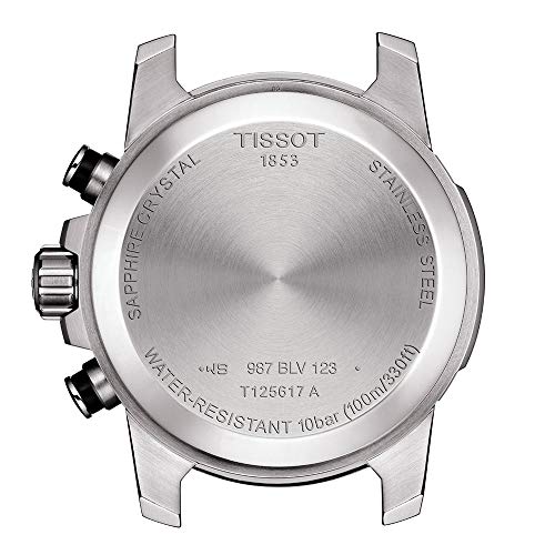 Tissot mens Supersport Chrono Stainless Steel Casual Watch Grey T1256171105100