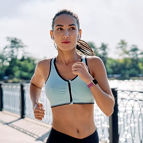 6 Pack Sport Nylon Loop Band Compatible with Apple Watch Band 38mm 40mm 41mm 42mm 44mm 45mm 46mm 49mm for Women Men, Adjustable Breathable Braided Straps for iWatch Series 11/10/9/8/7/6/5/4/3/SE/Ultra