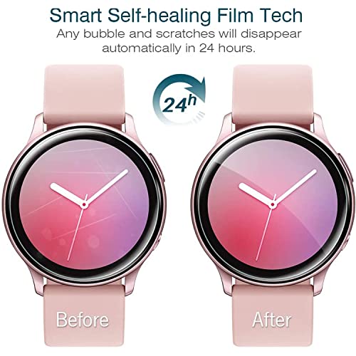 Lamshaw Universal Round Watch Screen Protector, [6 Pack] Full Coverage TPU Clear Film Anti-Scratch, Anti-Fingerprint, Bubble Free (29mm Diameter)