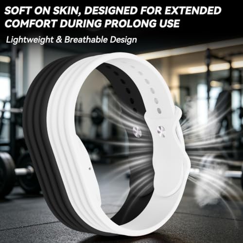 Soft Silicone Sport Band for Fitbit Air, Adjustable Replacement Strap