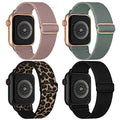 Stretchy Nylon Solo Loop Bands Compatible with Apple Watch Band 38mm 40mm 41mm 42mm 44mm 45mm 46mm 49mm, Sport Elastic Wristbands Women Men Straps for iWatch Series 11 10 9 8 7 6 5 4 3 Ultra/SE 3 2 1