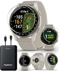 Garmin Approach S50 (Cream Gold/Ivory) Golf GPS Watch PlayBetter Bundle