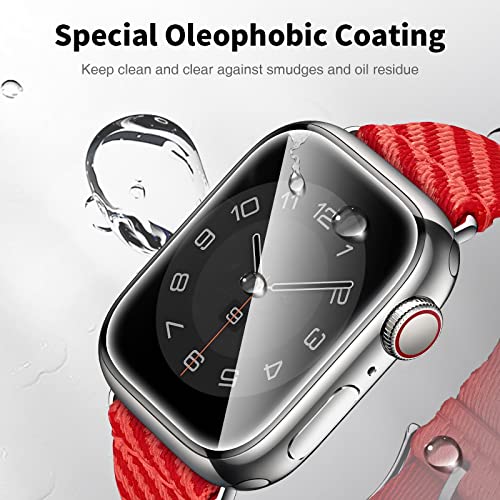LK 6 Pack for Apple Watch Screen Protector 45mm Series 9 8 7 [New Version] Anti-Scratch, Self-Healing Soft TPU Screen Protector for Apple Watch 45mm, Bubble Free, HD Transparent, Touch Sensitive