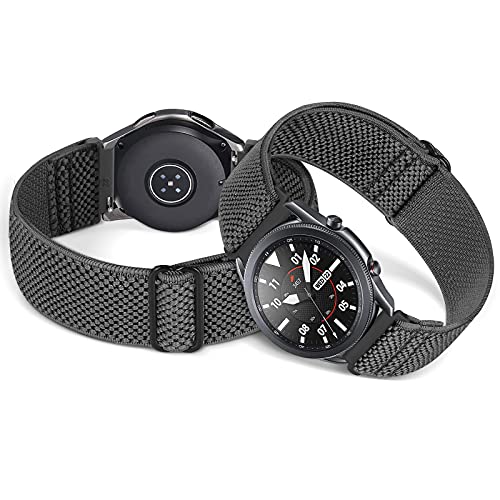Relting 22mm Width Watch Lugs Band Compatible with Garmin Venu 4 45 mm/3 45 mm/Venu 2/Forerunner 265/255/Amazfit Bip 6/Bip 5 Quick Release Adjustable Stretchy Nylon Sport Elastic Bands for Men Women
