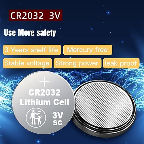 Nightkonic 50 pcs Pack - CR2032 3v Lithium Button Cell Coin 2032 Battery
