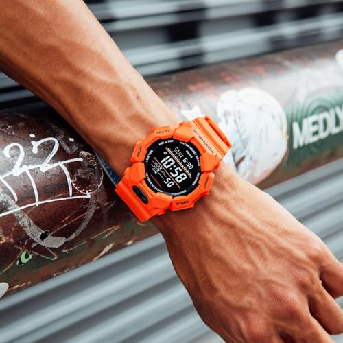 Casio G-Shock Red Orange Digital 10 Year Battery Watch GD-010-4