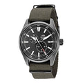 Orient Men's Stainless Steel Japanese Automatic Sport Watch with Nylon Strap, Green, 21.7 (Model: RA-AK0403N10A), Gray